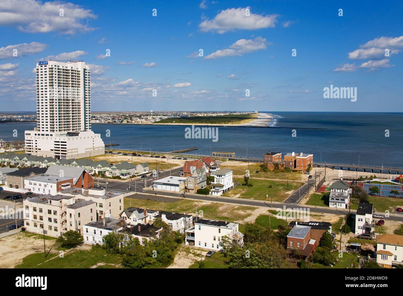 Absecon Lighthouse Museum, comté de l'Atlantique, Atlantic City, New Jersey, USA Banque D'Images