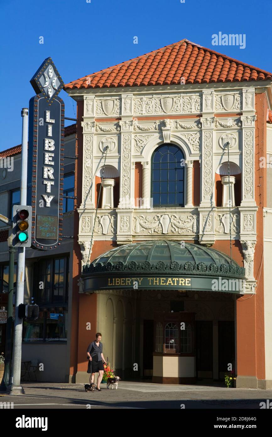 Liberty Theater un Registre National des Endroits Historiques à Astoria Banque D'Images