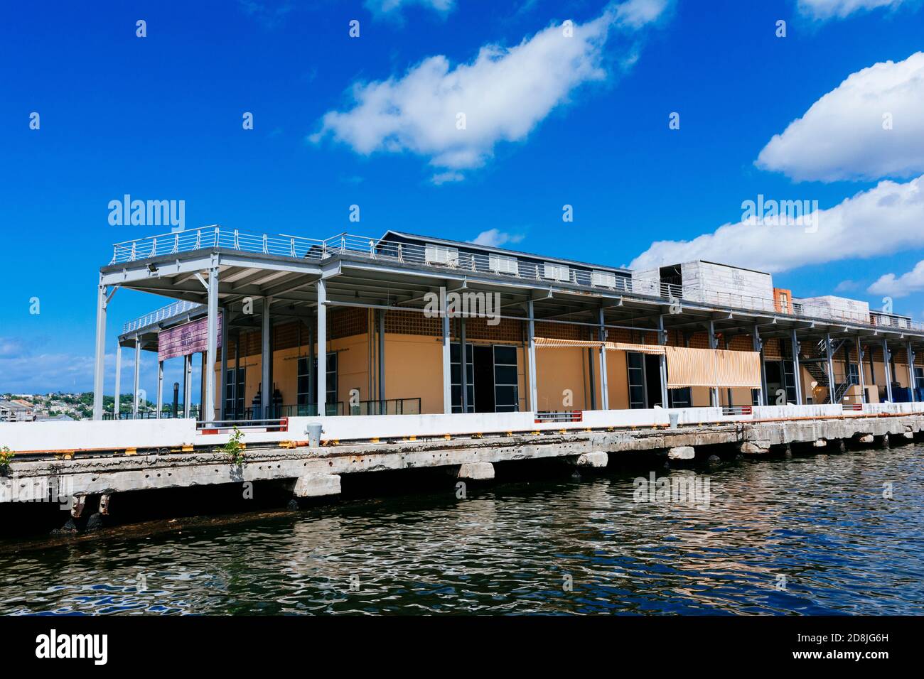 Installations portuaires. La Havane. Cuba, Amérique latine et Caraïbes Banque D'Images