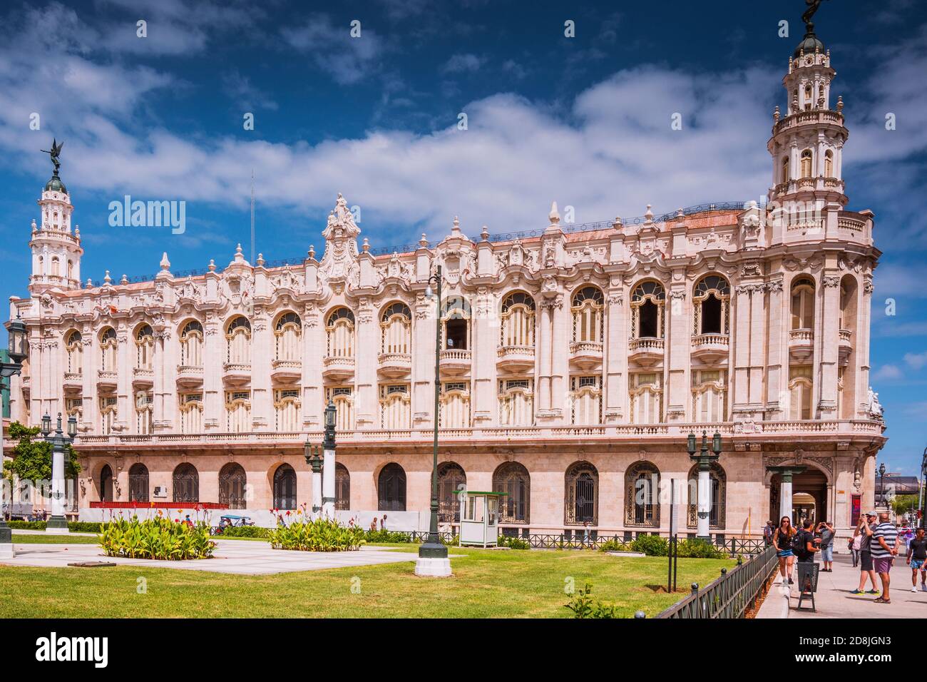 Le Grand Théâtre de la Havane 'Alicia Alonso', siège du Ballet national de Cuba, est l'une des principales institutions culturelles de la population cubaine Banque D'Images