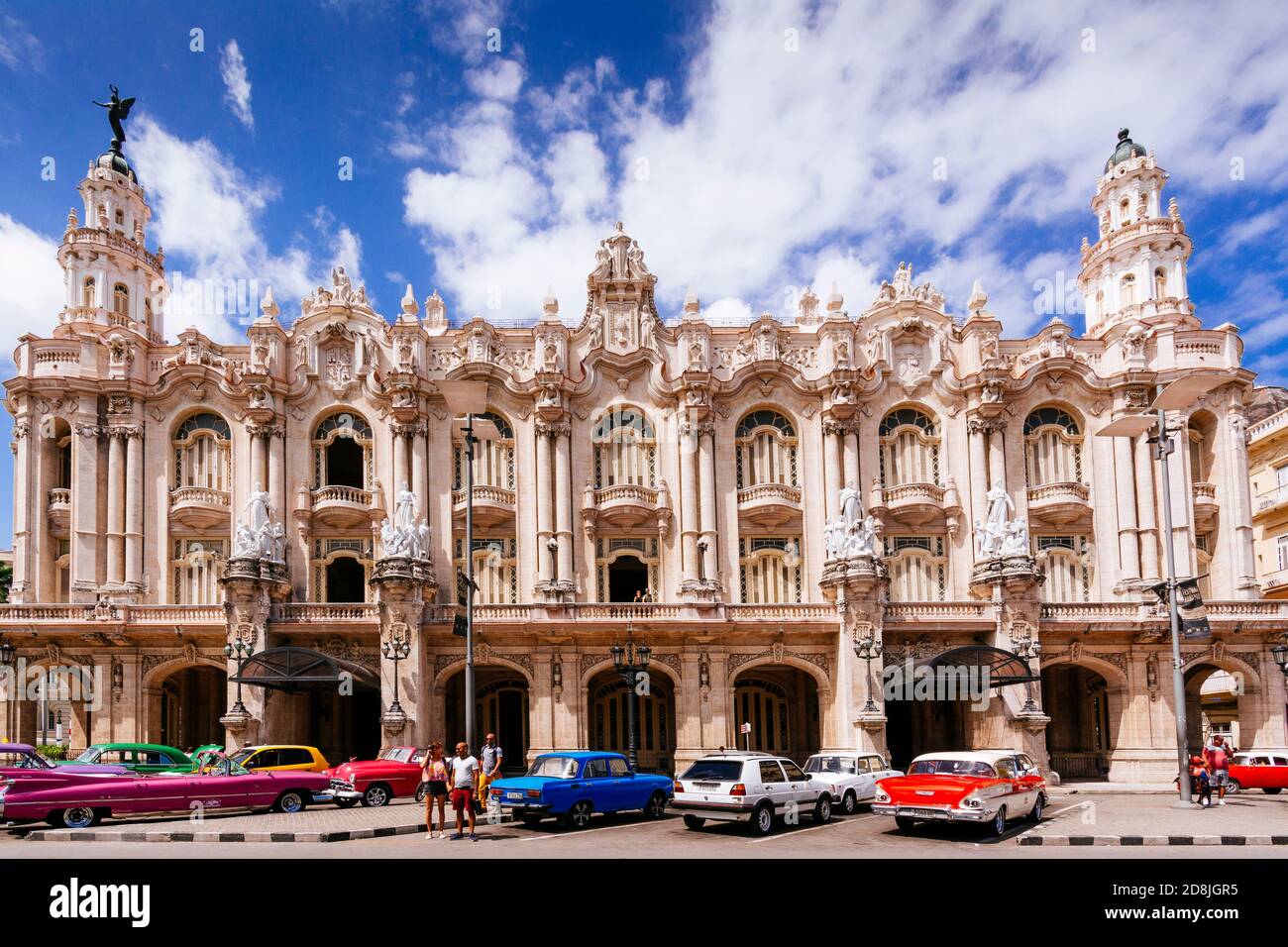 Le Grand Théâtre de la Havane 'Alicia Alonso', siège du Ballet national de Cuba, est l'une des principales institutions culturelles de la population cubaine Banque D'Images