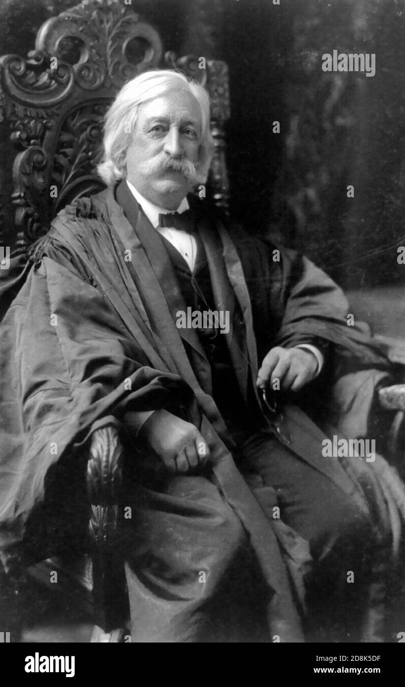 Melville Fuller, juge en chef de la Cour suprême des États-Unis 1888–1910 Banque D'Images