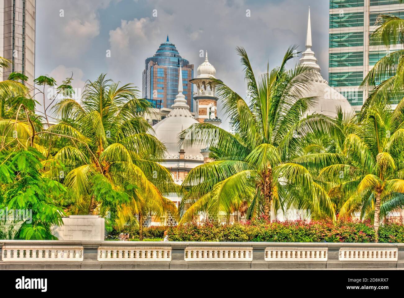 Kuala Lumpur autour de Masjid Jamek, HDR image Banque D'Images