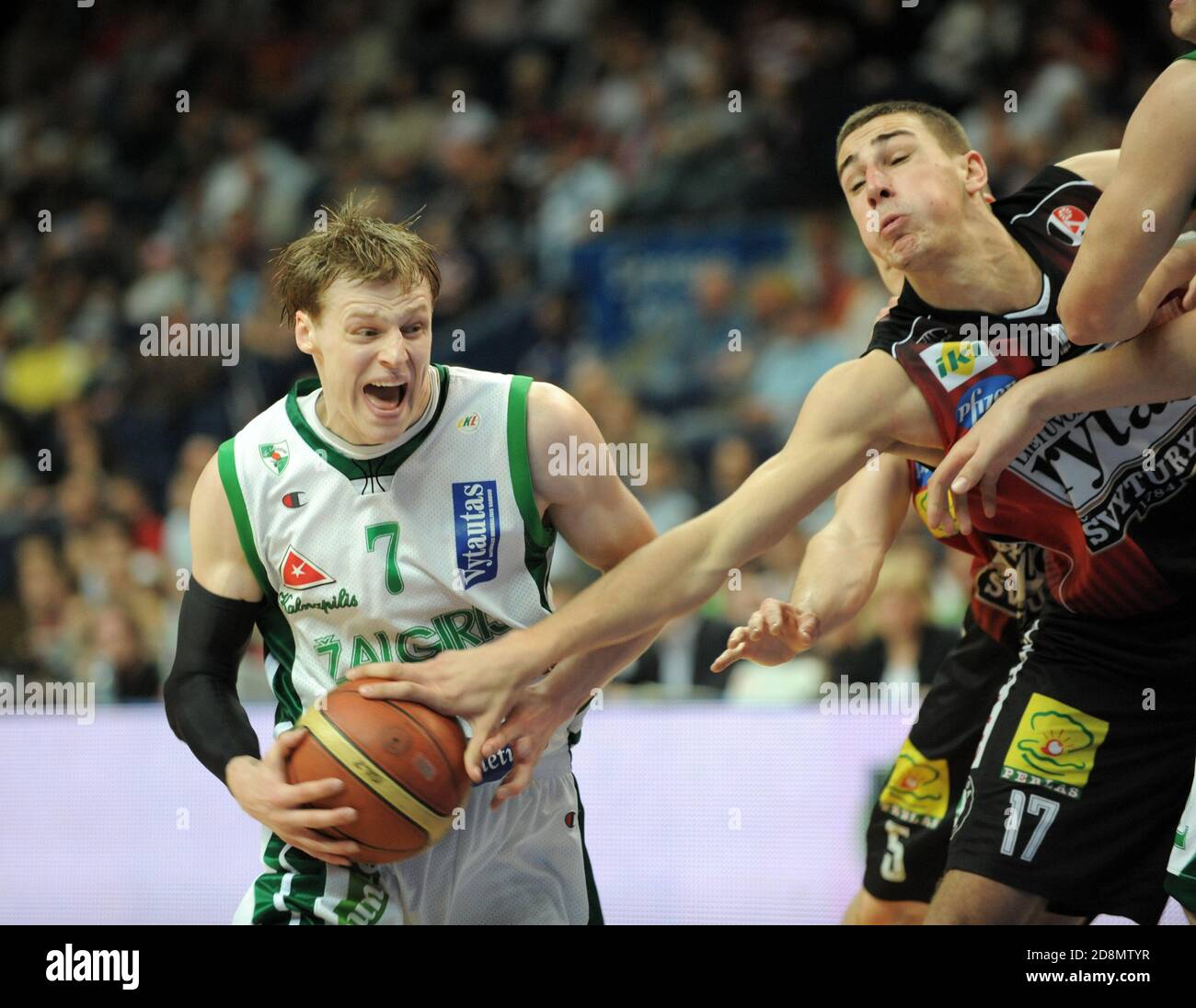 2010-11-05. Martynas Pocius est un ancien joueur de basket-ball professionnel lituanien. Il a également été membre de l'équipe nationale lituanienne de basket-ball. Banque D'Images