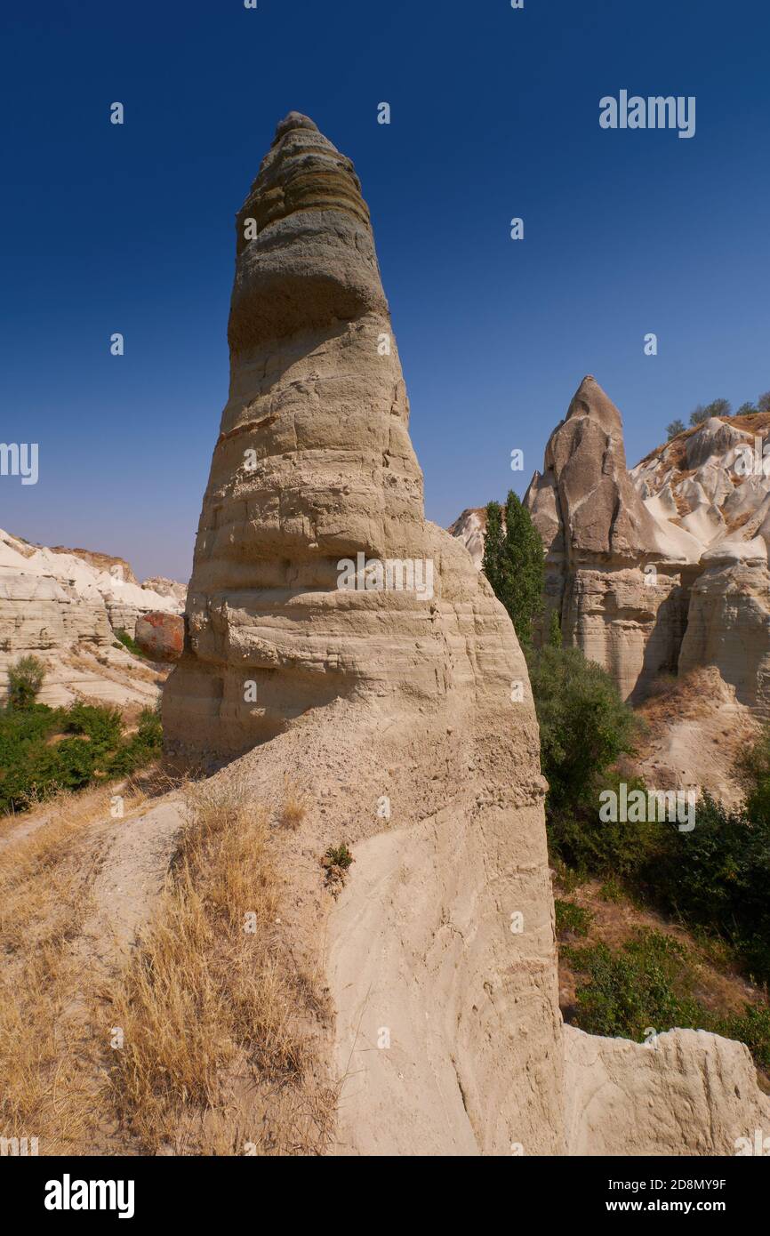 Cappadoce Love Valley lanscape, Turquie Banque D'Images