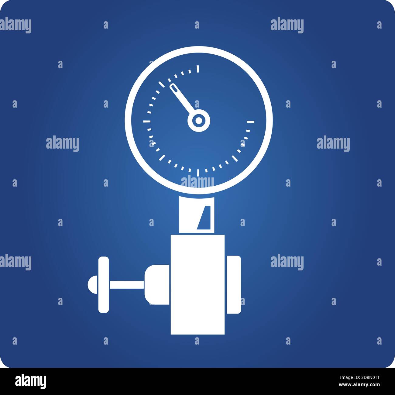 symbole de jauge industrielle Illustration de Vecteur