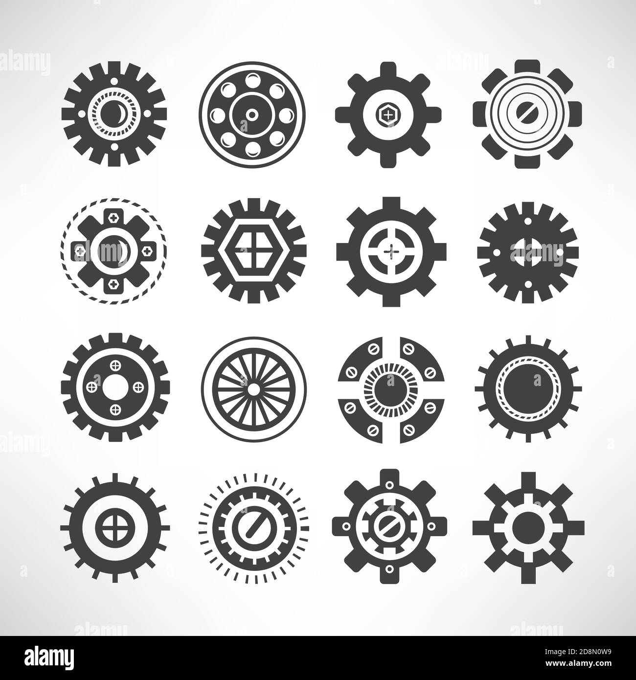 icônes de vitesse définies Illustration de Vecteur