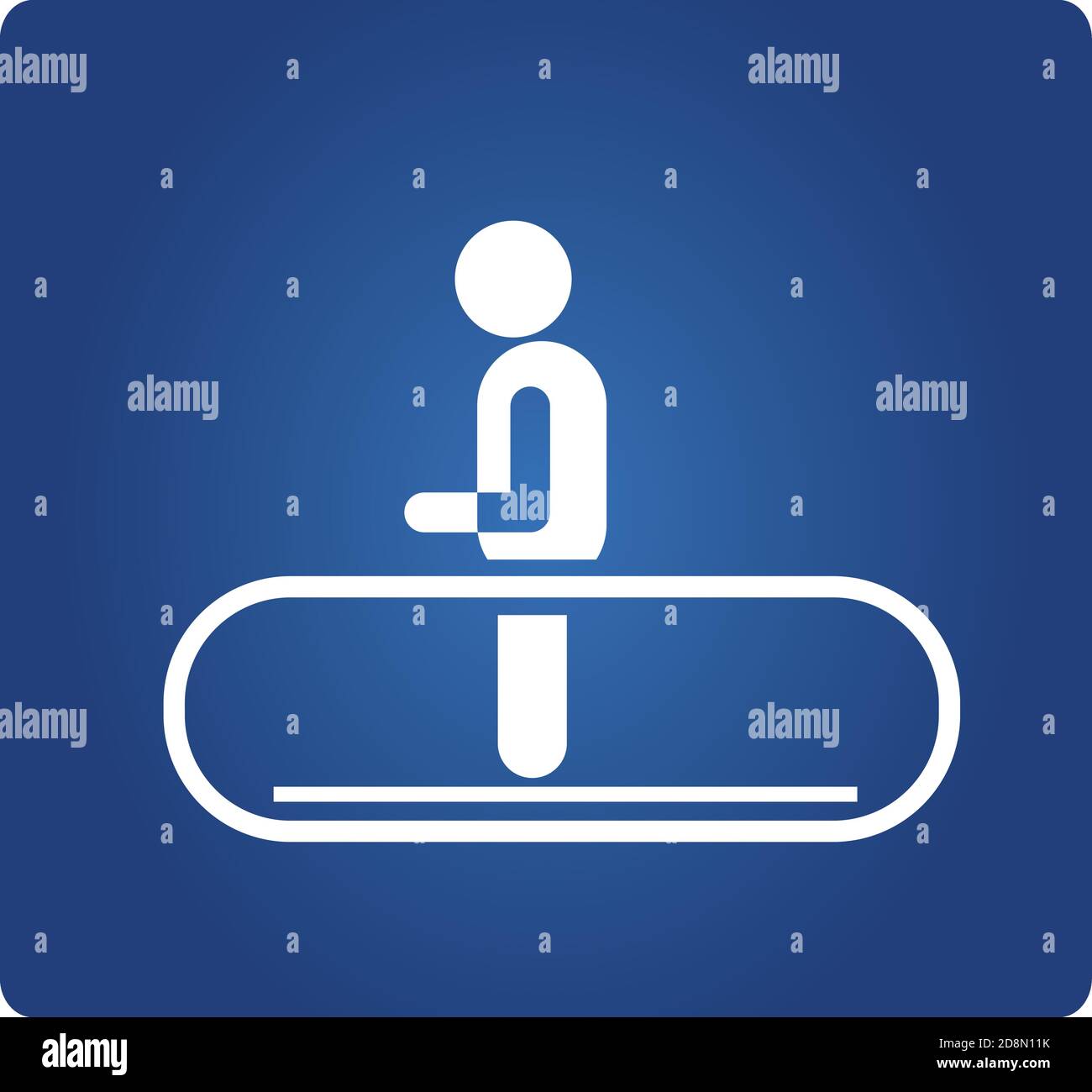 symbole de l'escalier roulant Illustration de Vecteur