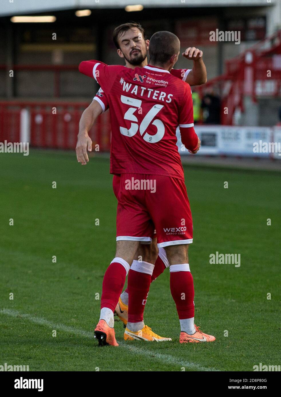 Crawley, Royaume-Uni. 18 août 2019. Lors du match EFL Sky Bet League 2 entre Crawley Town et Cambridge se sont Unis au Checkatrade.com Stadium, Crawley, Angleterre, le 31 octobre 2020. Photo de Steve ball. Utilisation éditoriale uniquement, licence requise pour une utilisation commerciale. Aucune utilisation dans les Paris, les jeux ou les publications d'un seul club/ligue/joueur. Crédit : UK Sports pics Ltd/Alay Live News Banque D'Images