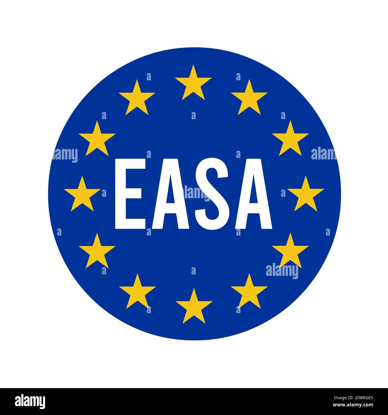 EASA, signe de l'Agence européenne de la sécurité aérienne Banque D'Images