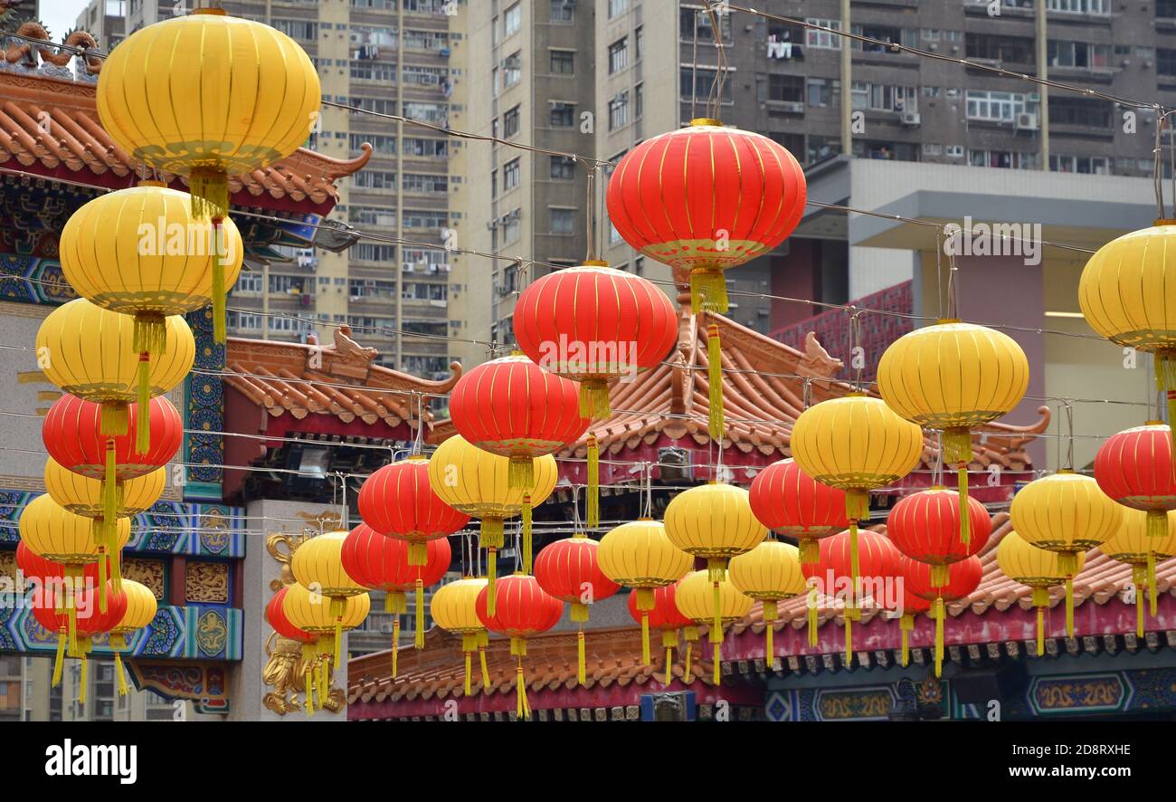 Wong Tai Sin Hong Kong Mars 2018 Wong Tai Sin Banque D'Images