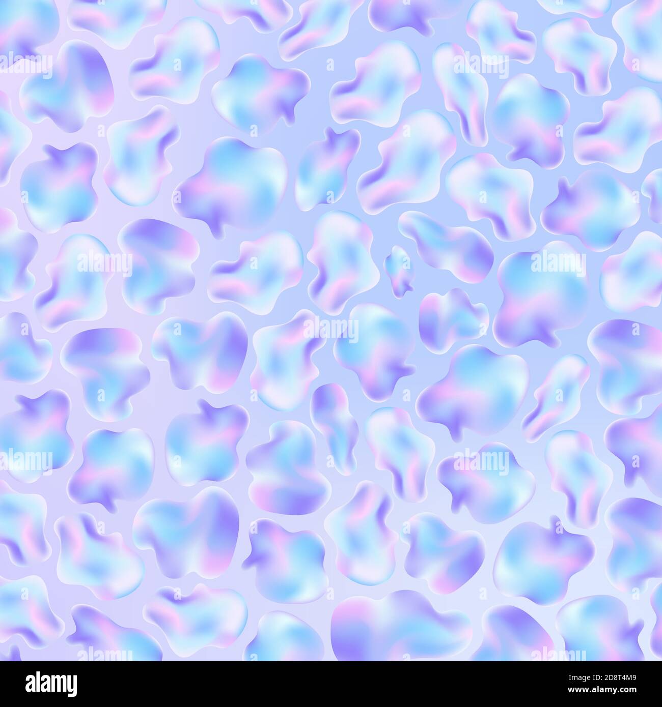 3D fluide ou liquide forme fluide élément de conception fond de motif holographique. Illustration vectorielle Illustration de Vecteur