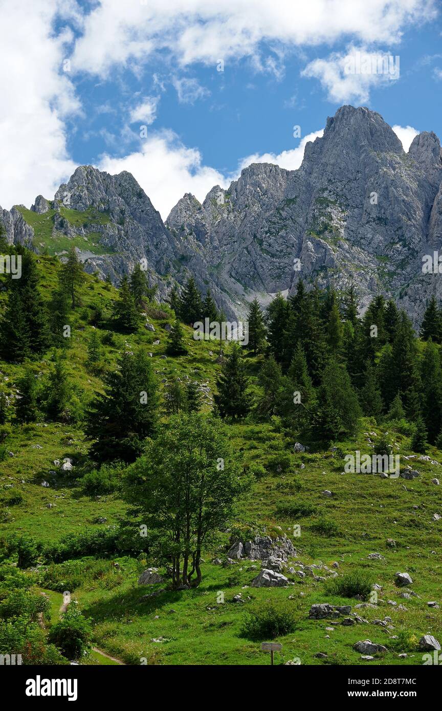 Schilpario (BG), Valle di Scalve, Italie, le Mont Cimone della Bagozza Banque D'Images