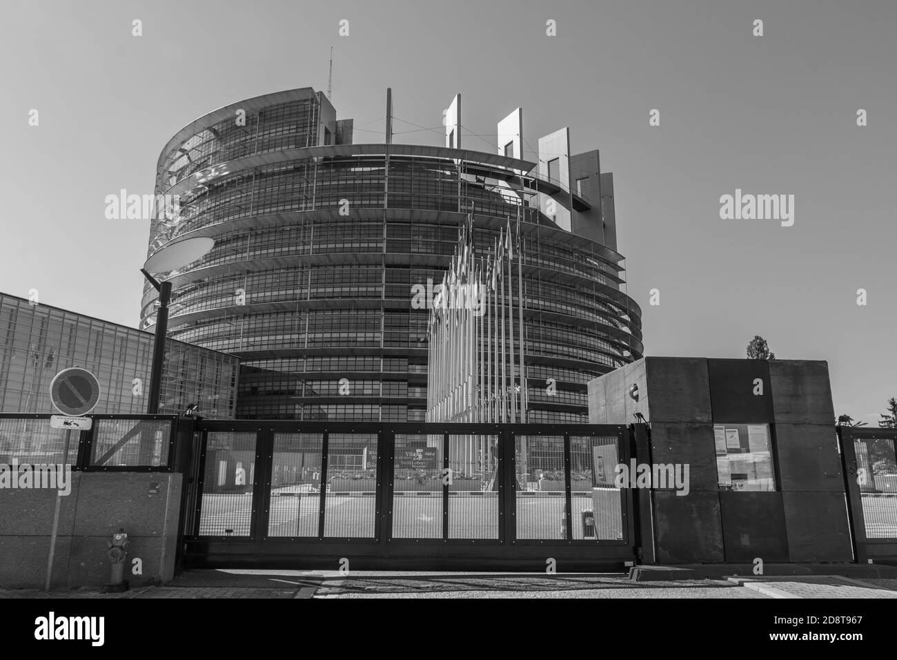 STRASBOURG, FRANCE, 18 JUILLET 2020 : le Parlement européen Banque D'Images