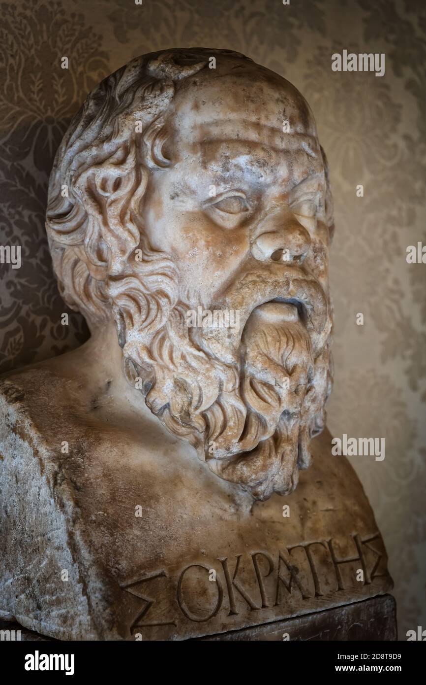 Philosophe grec classique Banque d'images noir et blanc - Alamy