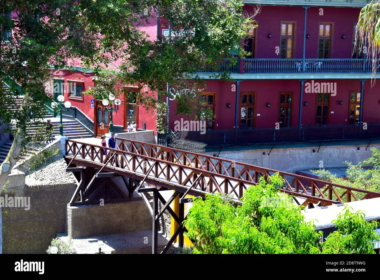 Pont des Soupirs à Barranco, Lima, Pérou Banque D'Images