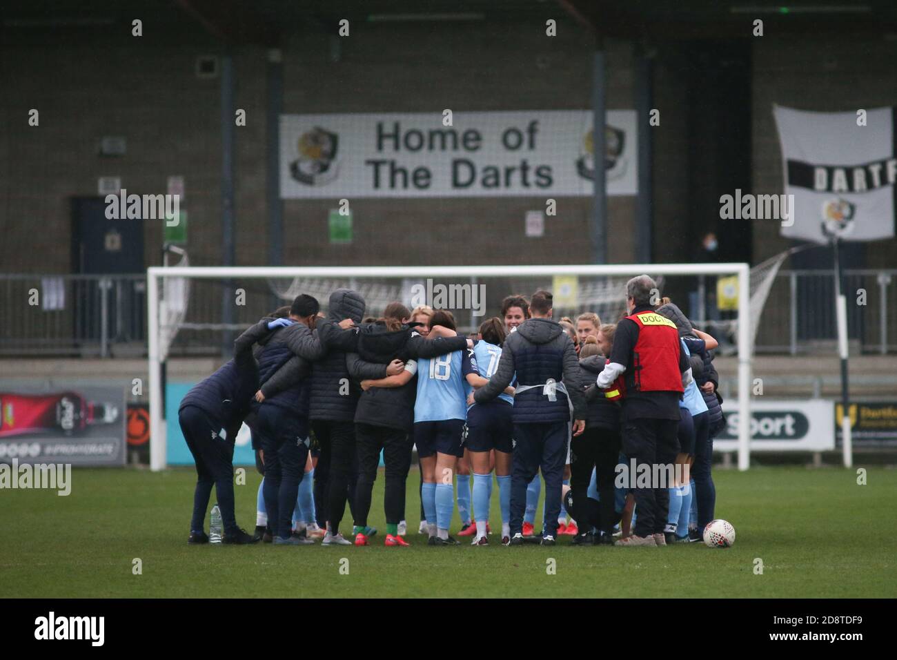 Dartford, Royaume-Uni. 11 janvier 2020. London City fête après la victoire lors du match de la Super League 2 de FA Women's entre London City et Leicester City à Princes Park à Dartford. FEDERICO GUERRA MARANESI/SPP crédit: SPP Sport Press photo. /Alamy Live News Banque D'Images