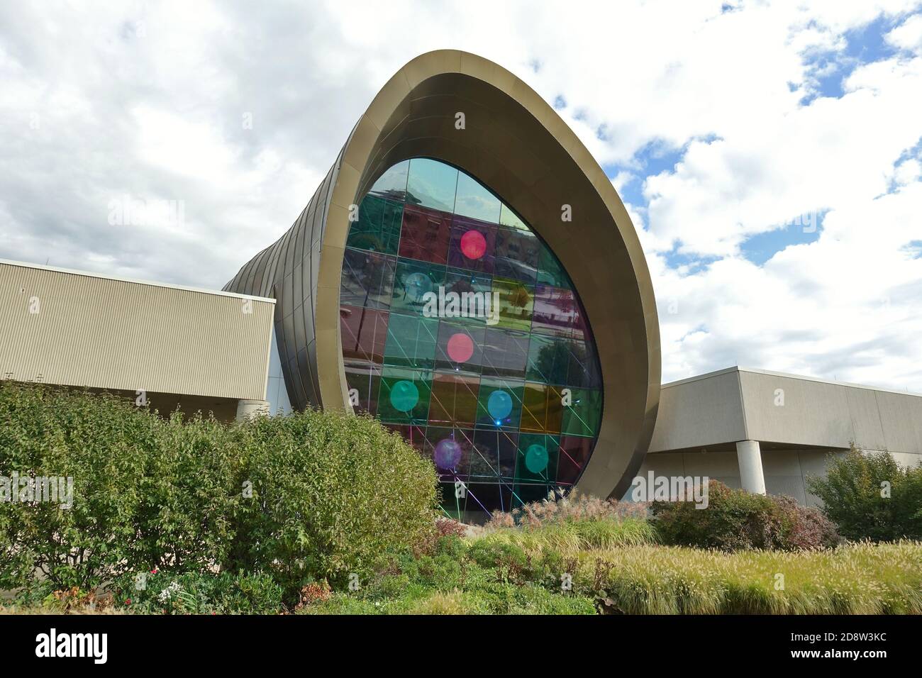 ROCHESTER, NY -17 OCT 2020- vue sur le Strong National Museum of Play situé à Rochester, New York, États-Unis. Banque D'Images