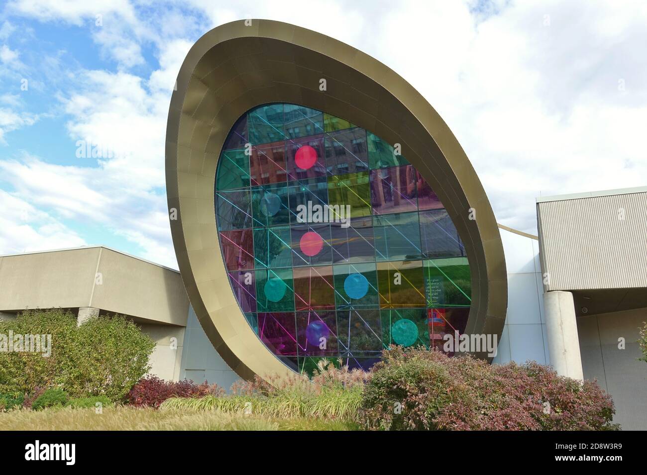 ROCHESTER, NY -17 OCT 2020- vue sur le Strong National Museum of Play situé à Rochester, New York, États-Unis. Banque D'Images