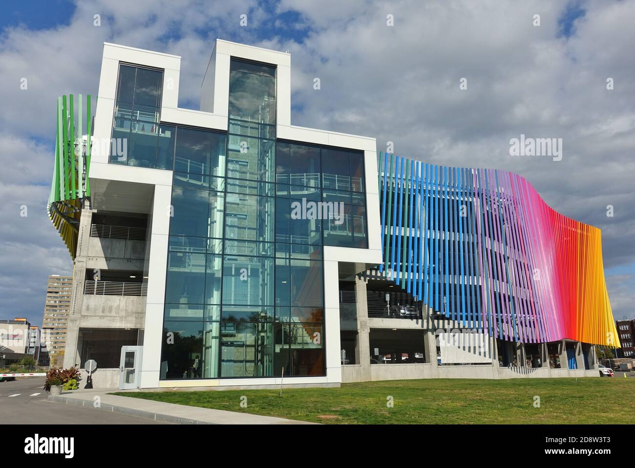 ROCHESTER, NY -17 OCT 2020- vue sur le Strong National Museum of Play situé à Rochester, New York, États-Unis. Banque D'Images