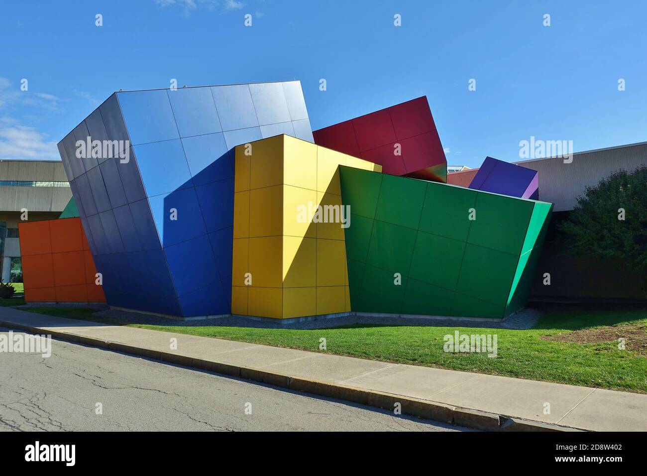 ROCHESTER, NY -17 OCT 2020- vue sur le Strong National Museum of Play situé à Rochester, New York, États-Unis. Banque D'Images