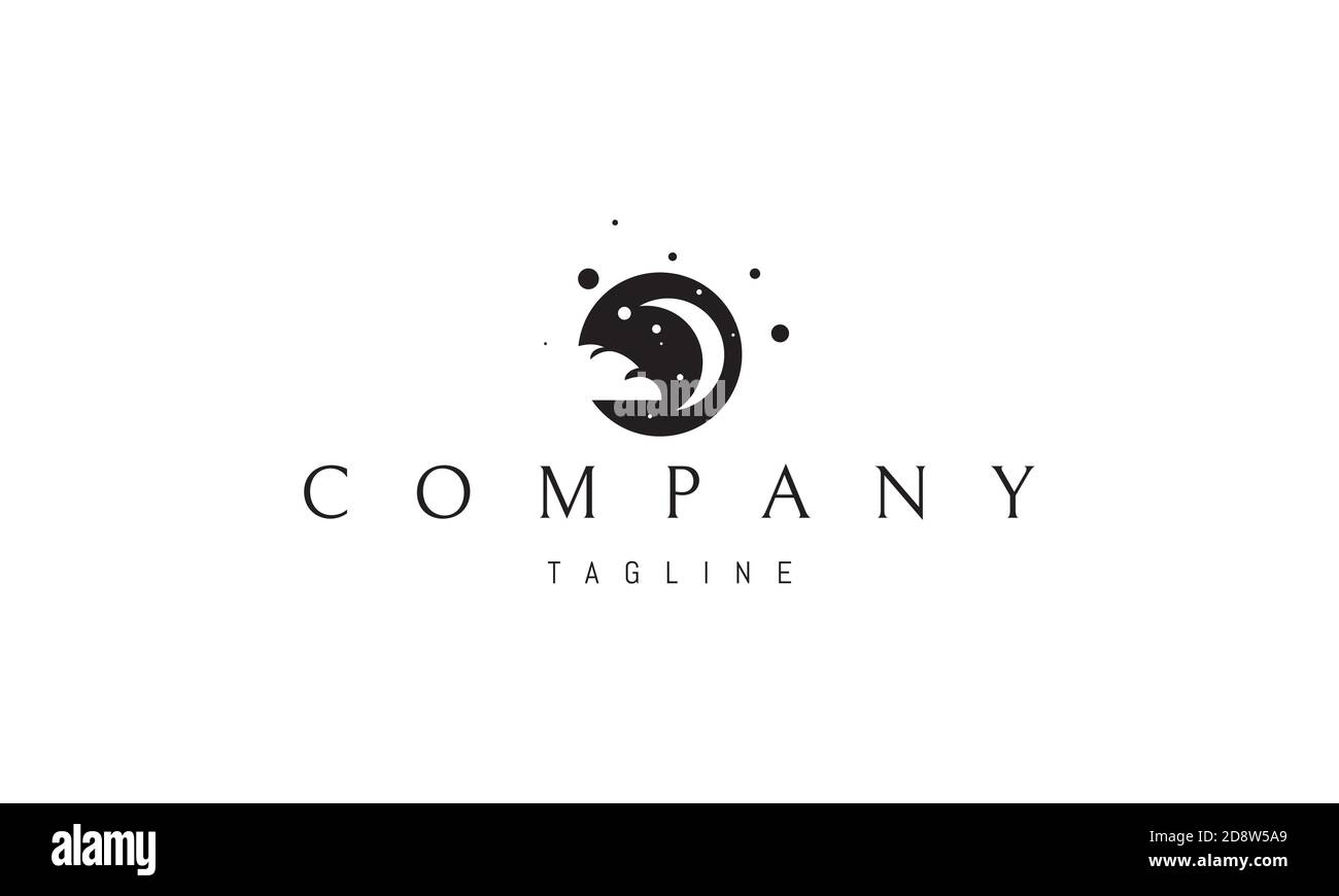 Logo vectoriel sur lequel une image abstraite du ciel nocturne où il y a un petit pain au lieu d'un nuage. Illustration de Vecteur Logo vectoriel sur lequel une image abstraite du ciel nocturne où il y a un petit pain au lieu d'un nuage. Illustration de Vecteur