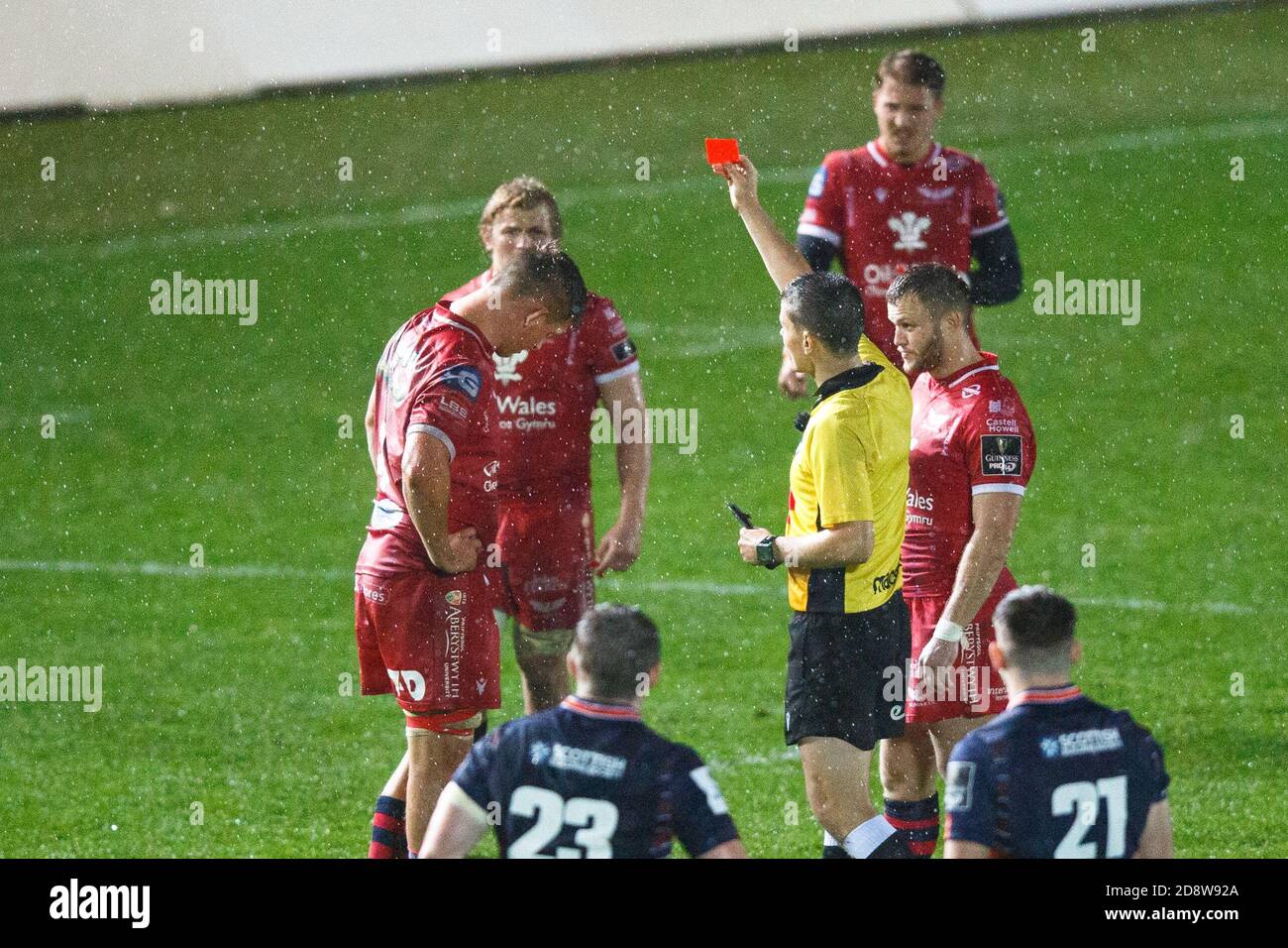 Referee Chris Busby during the Heineken Champions Cup, Pool A match at  Coventry Building Society Arena, Coventry. Picture date: Saturday January  15, 2022 Stock Photo - Alamy