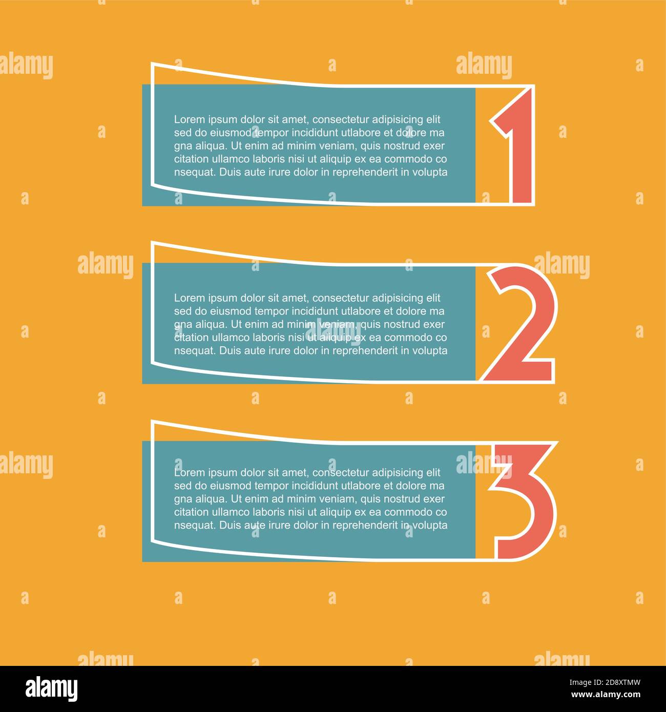 Étiquettes de FAQ vectorielles, trois options Illustration de Vecteur