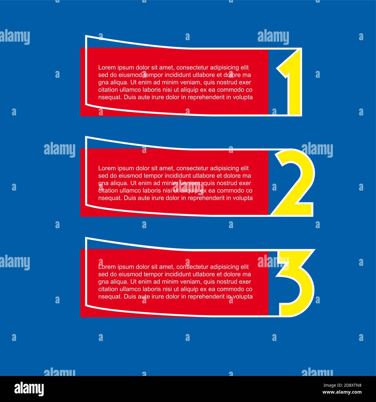 Étiquettes de FAQ vectorielles, trois options Illustration de Vecteur