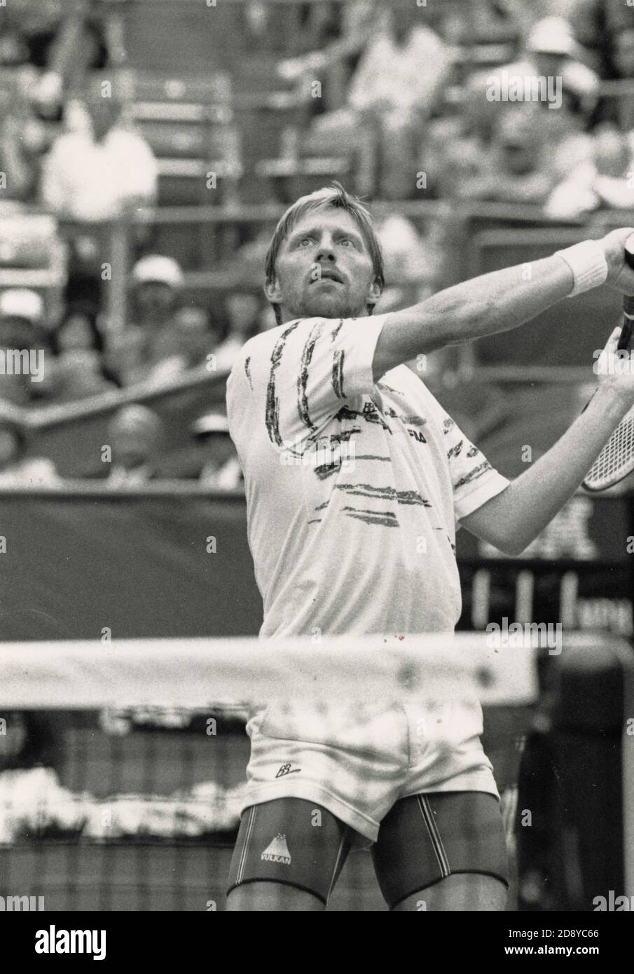 Joueur de tennis allemand Boris Becker, années 1980 Banque D'Images