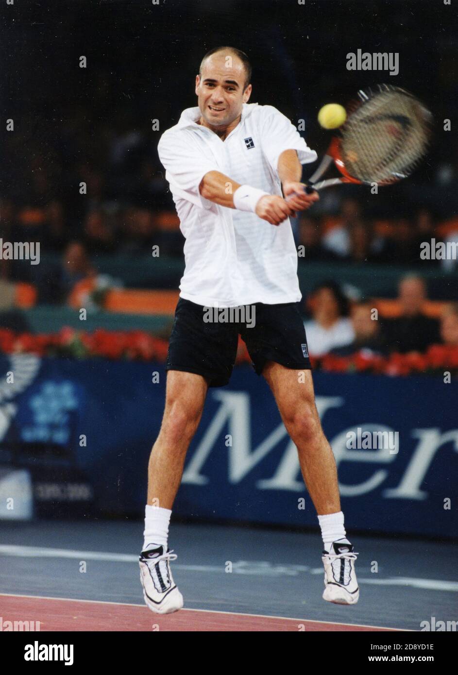 Joueur américain de tennis Andre Agassi, années 2000 Banque D'Images