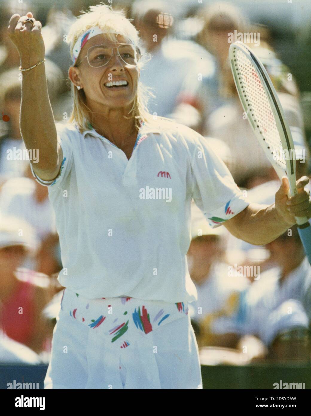1977-79 Sportscasters - Series 34 Martina Navratilova #34-21 Lausanne a