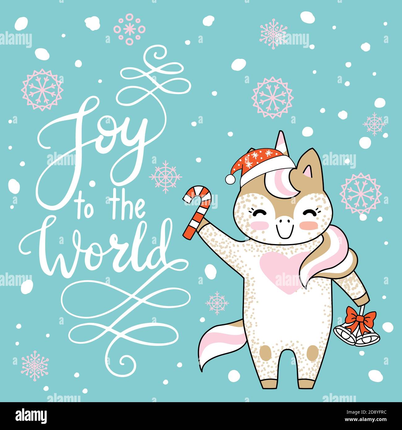 Licorne en papier Banque d'images vectorielles - Alamy