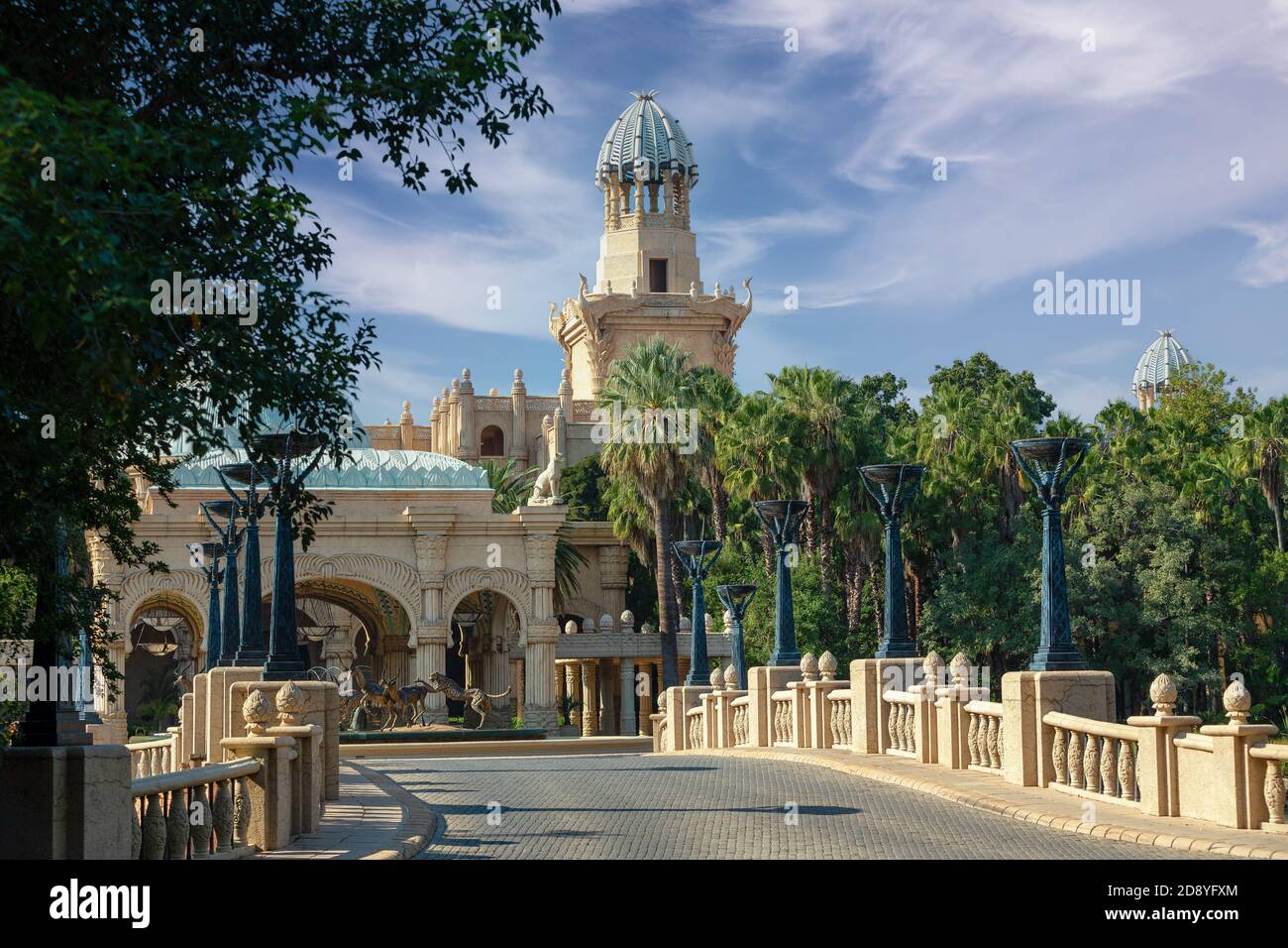 Sun City Entertainment avec belle architecture, centre de danger en Afrique du Sud comme Las Vegas en Amérique du Nord. Banque D'Images