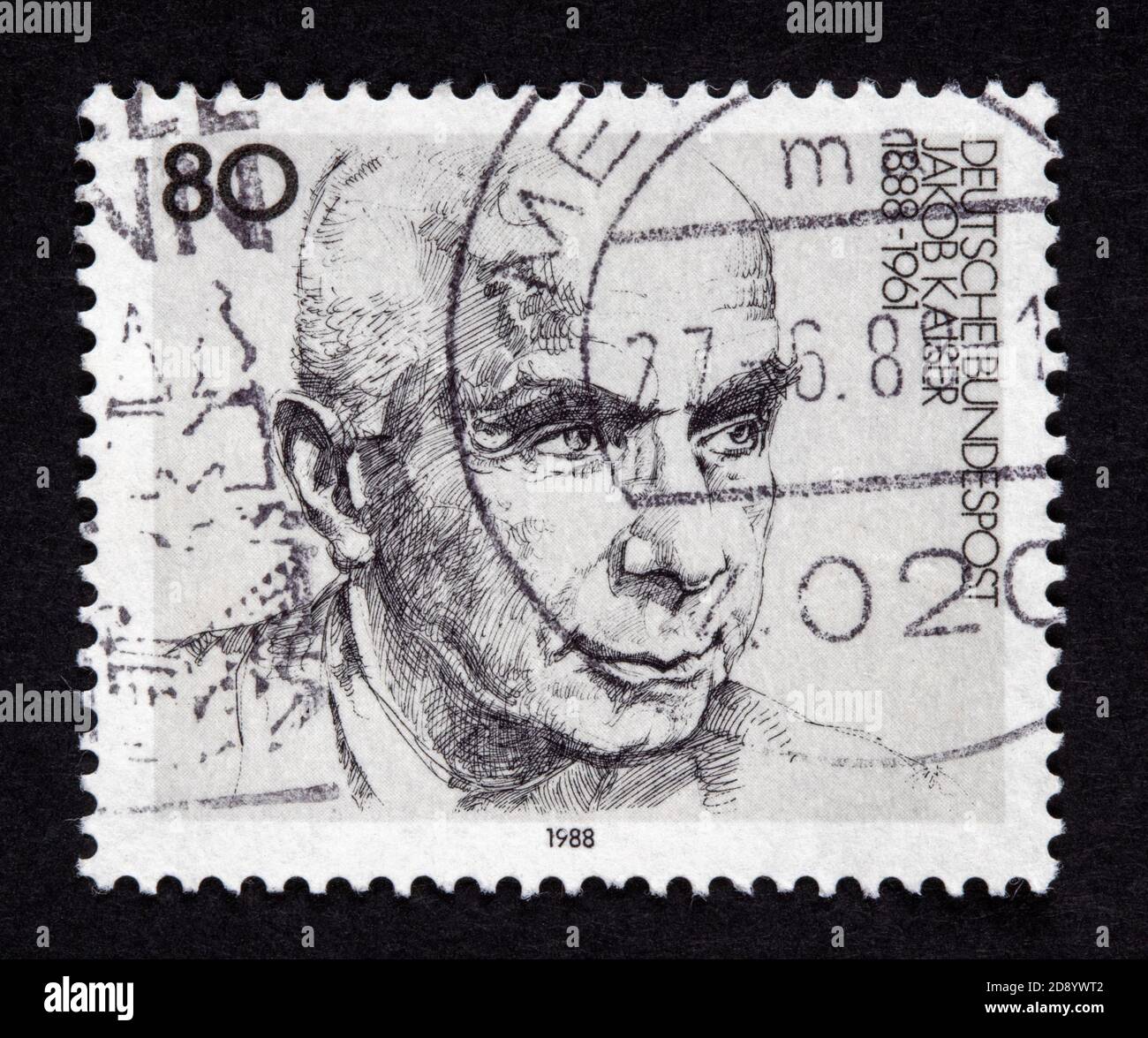 Timbre allemand Banque D'Images