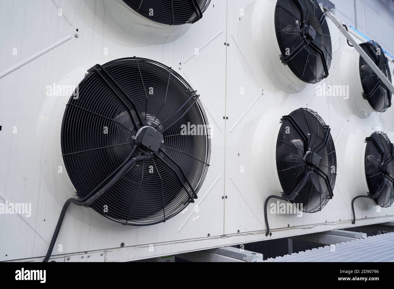 Unité extérieure du système de climatisation et de refroidissement Banque D'Images