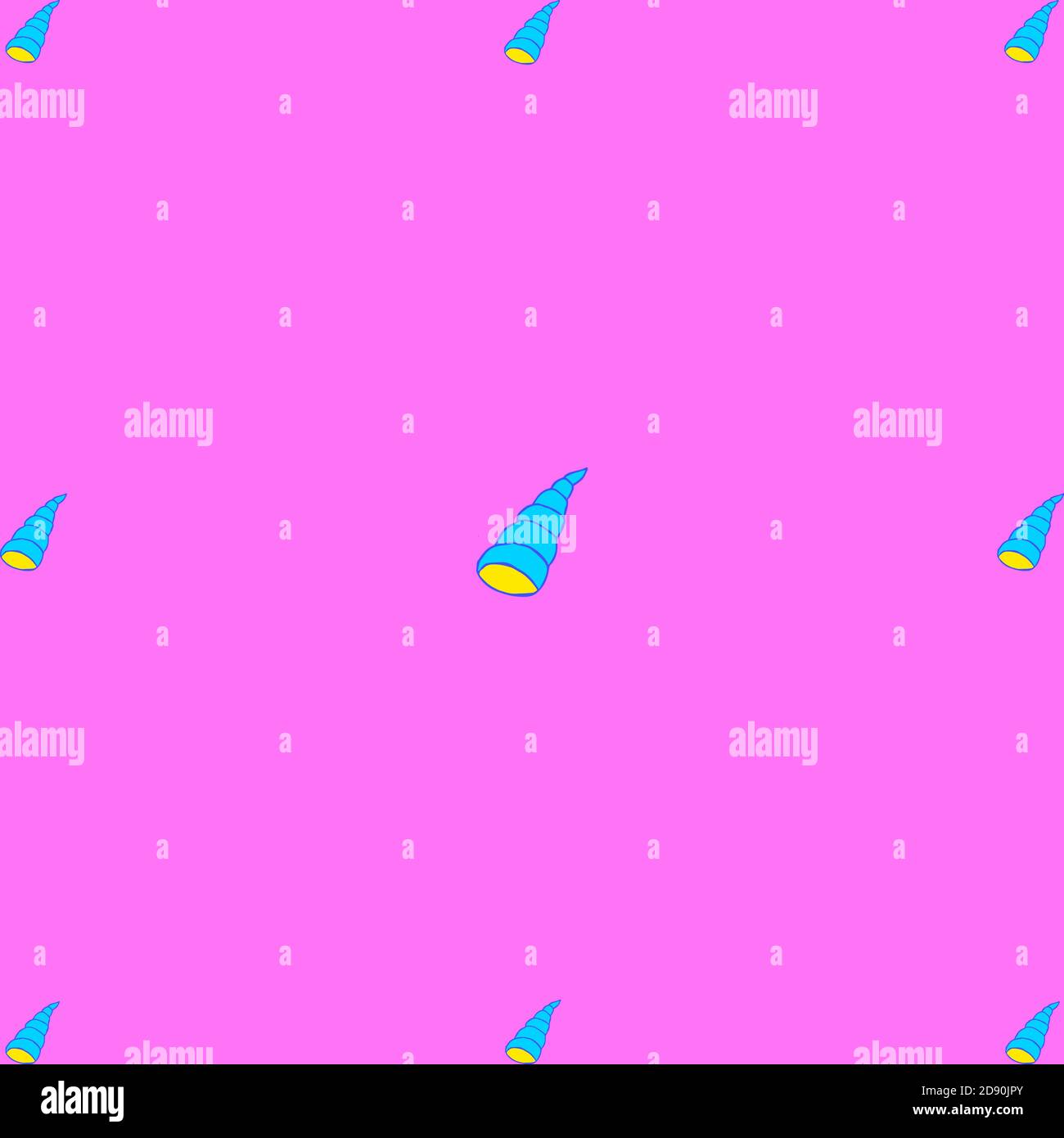 Motif mouillage sans couture sur fond rose Banque D'Images