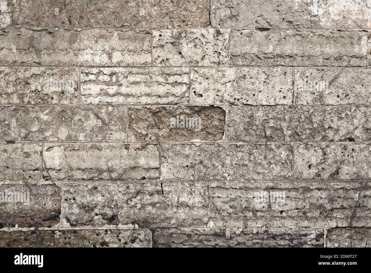 texture du mur en béton gris d'un ancien bâtiment Banque D'Images