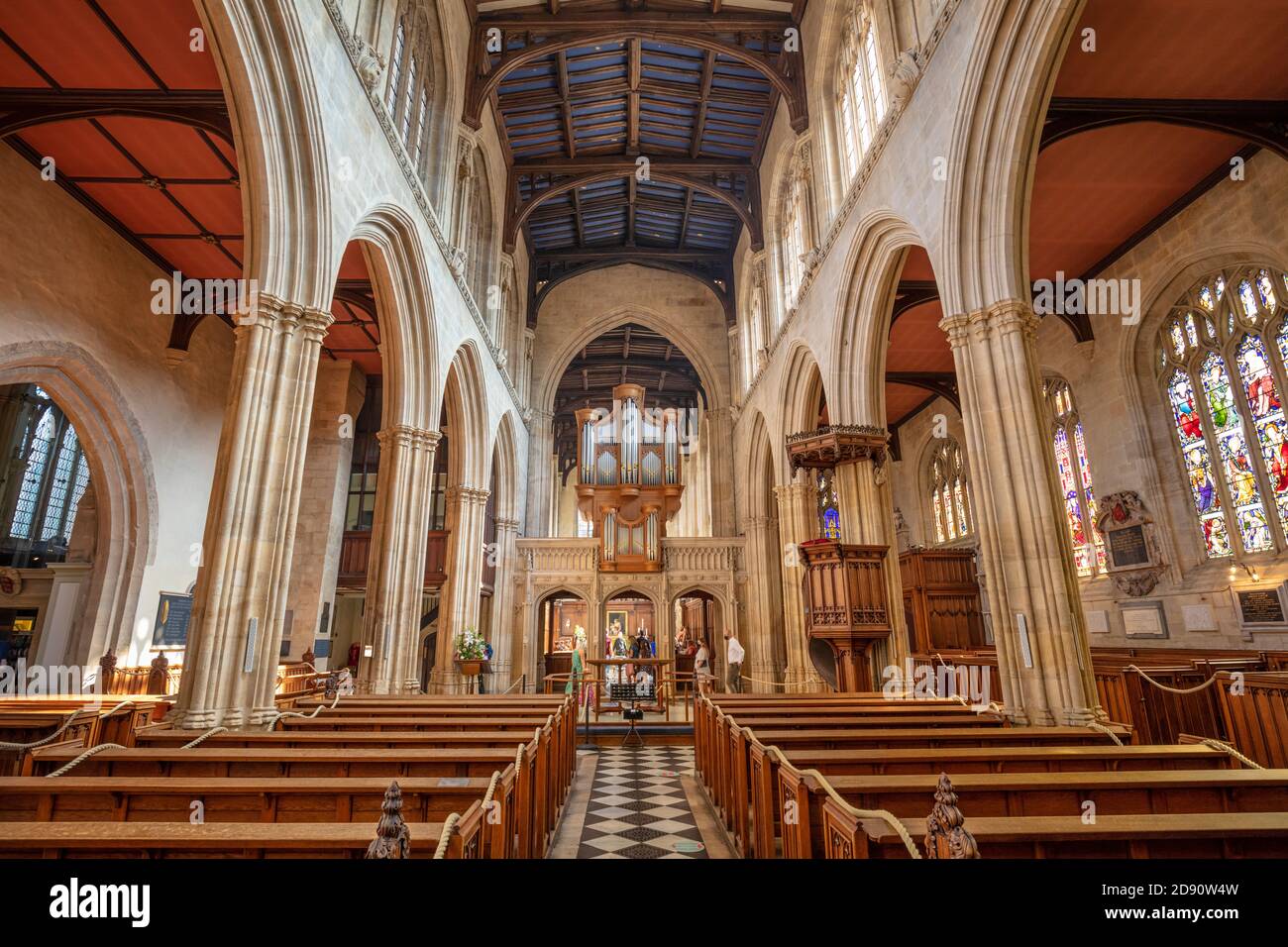 Oxford University Church ou l'université Church of St Mary The Virgin ou St Mary's ou SMV High Street Oxford Oxfordshire Angleterre GB Europe Banque D'Images