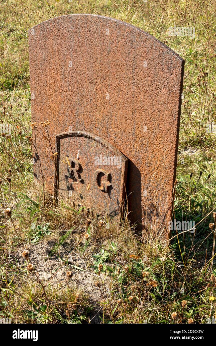 Porte-clés en fonte à l'église Saint-Pierre de Westleton, Suffolk, Royaume-Uni Banque D'Images