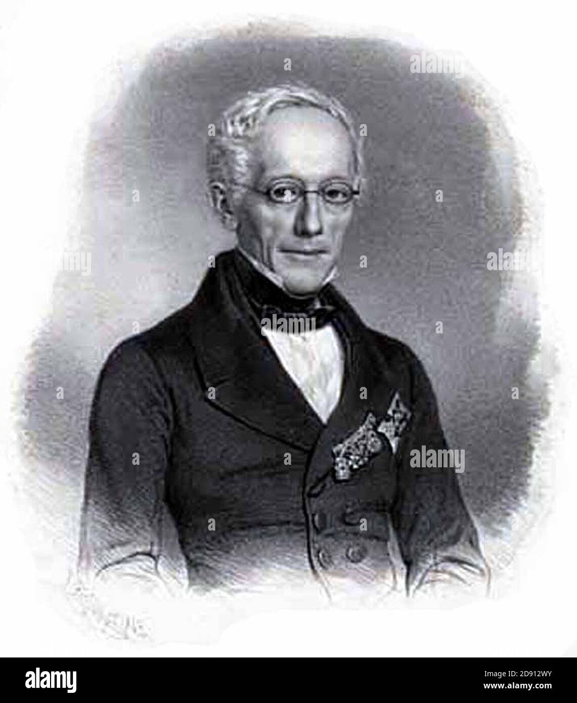 Karl August Joseph Maria Donatus Graf von Seinsheim - Finanzminister. Banque D'Images
