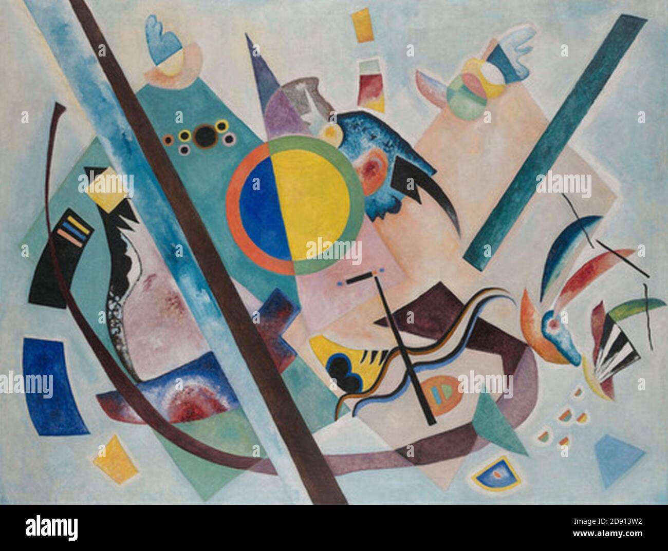 Kandinsky - cercle multicolore 1921. Banque D'Images