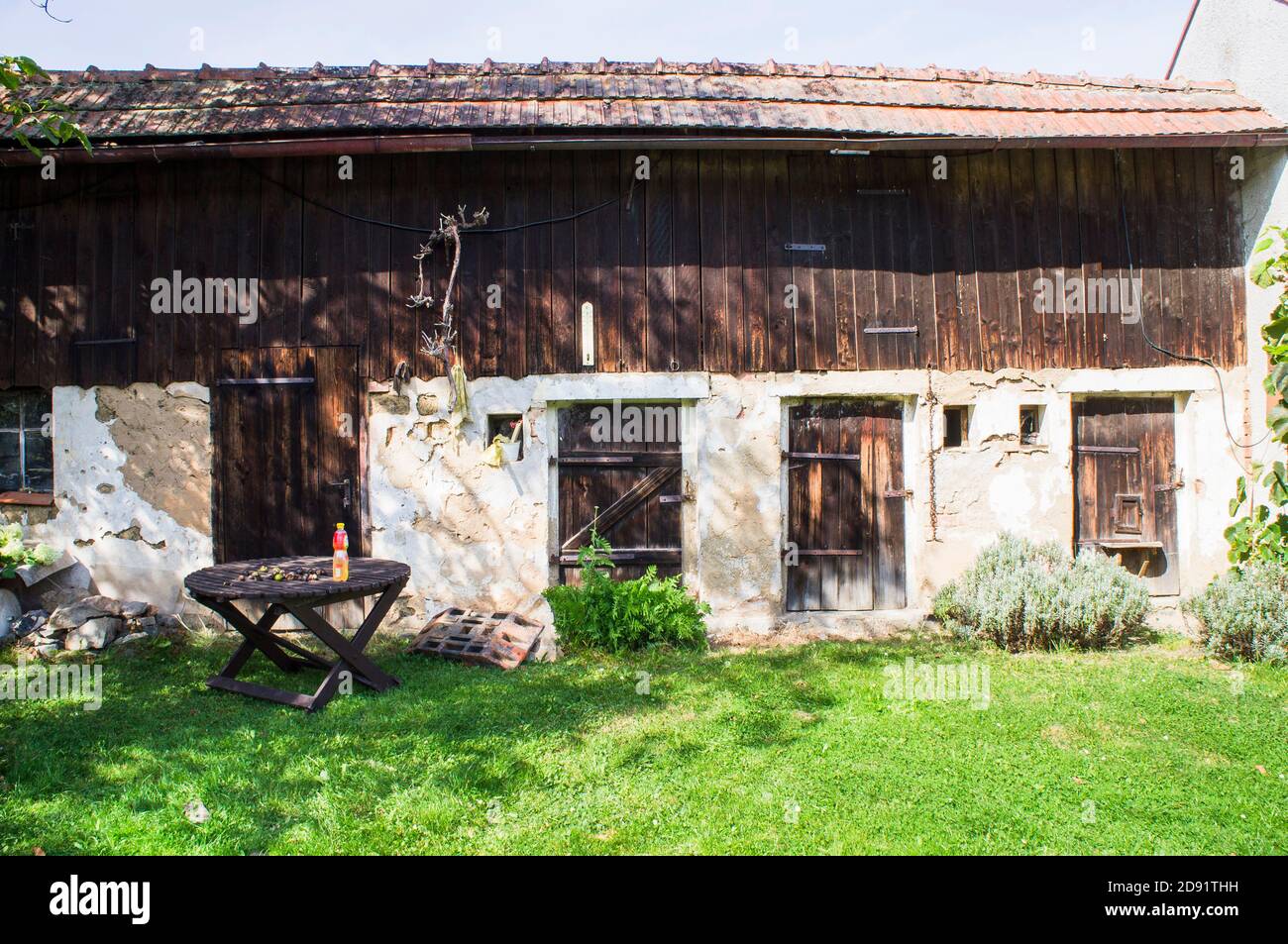 ferme, pigsty, sty, ferme, ferme, À Chlum, région de Pilsen, République tchèque, 13 septembre 2020. (CTK photo/Libor Sojka) Banque D'Images