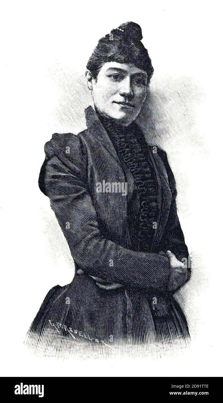 Julia Beck Idun 1894, n° 27. Banque D'Images