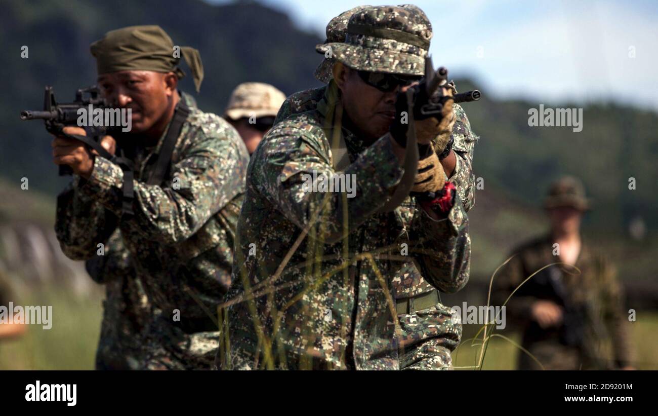 KAMANDAG 2017 MOUT Training - image 5 de 5. Banque D'Images