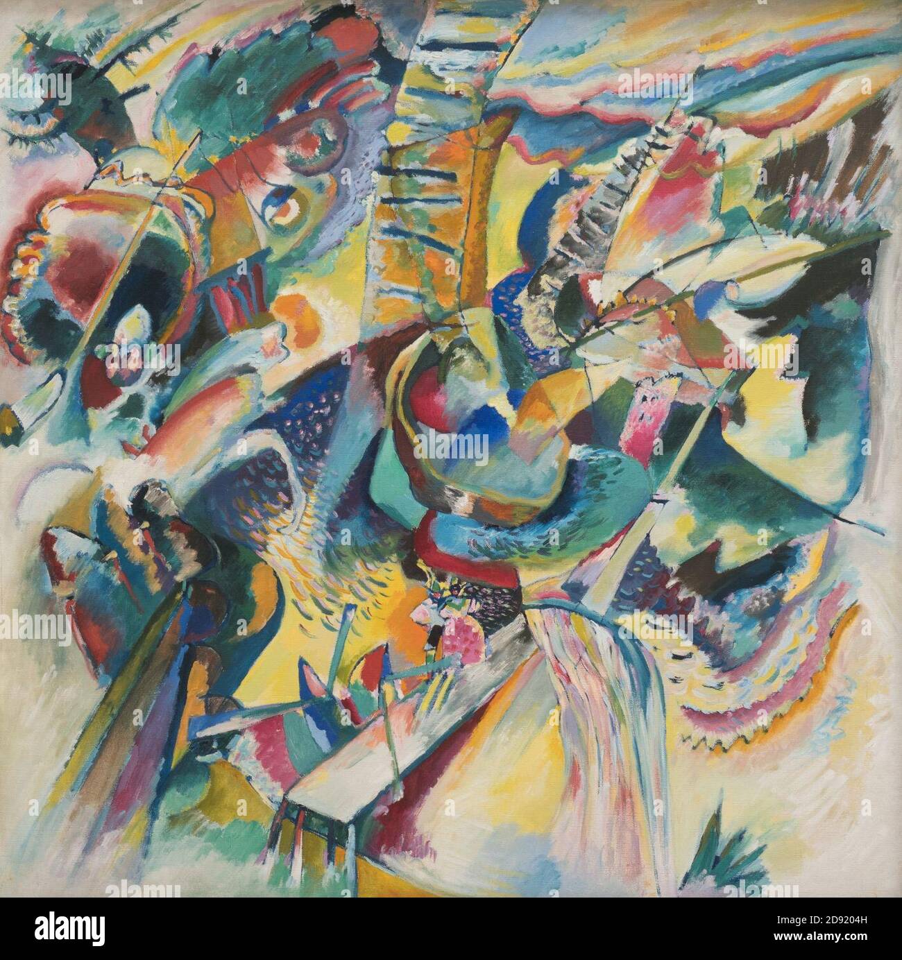 Kandinsky - fourniture Klamm PA291186. Banque D'Images
