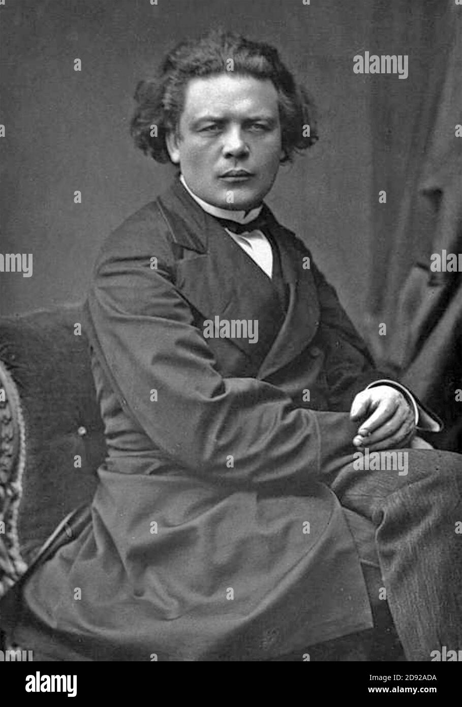 ANTON RUBINSTEIN (1829-1894) russe pianist.composer et chef d'orchestre Banque D'Images