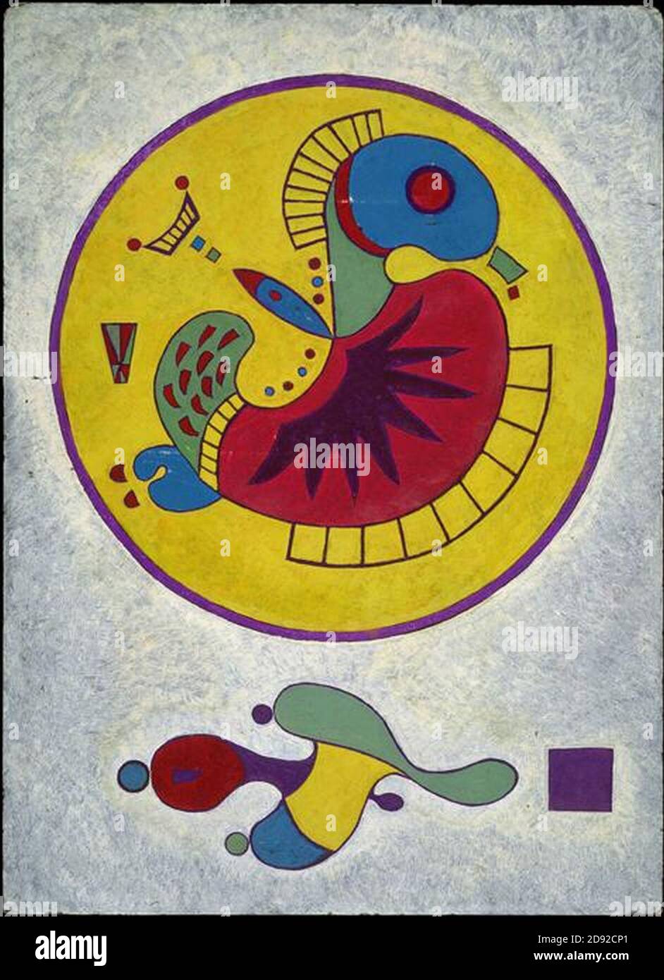 Kandinsky - (sans titre), (vers 1944), AM81-65-78. Banque D'Images