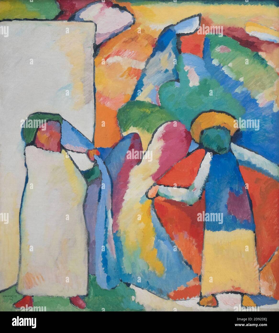 Kandinsky - improvisation 6 (Afrikanisches) PA291111. Banque D'Images