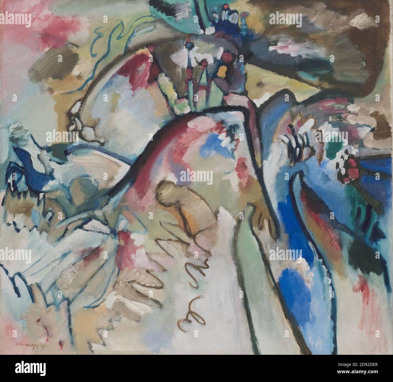 Kandinsky - improvisation 21A PA291203. Banque D'Images